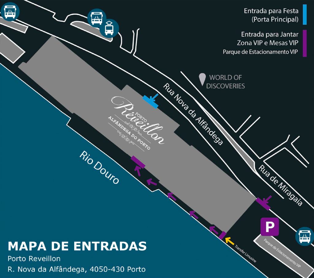 Porto Reveillon Mapa de Entrada