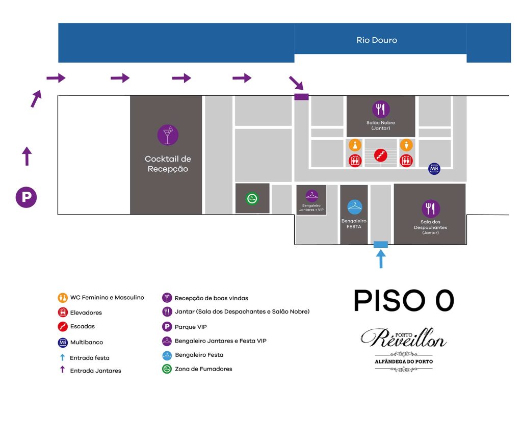 Mapa Piso 0 - Porto Reveillon 2022